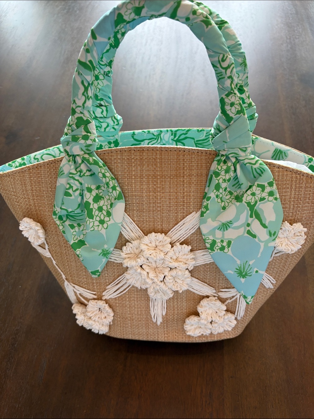 Lilly Pulitzer Straw Bag -Mint Condition